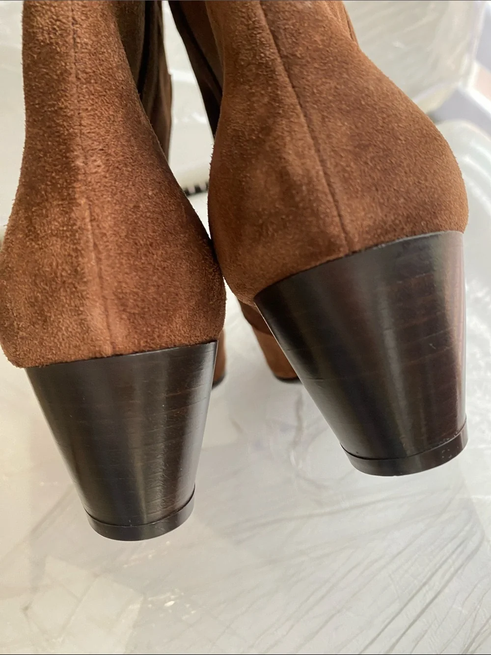 SUNDANCE Italian SUEDE Leather BOOTS Hippie BOHO COWGIRL Brown